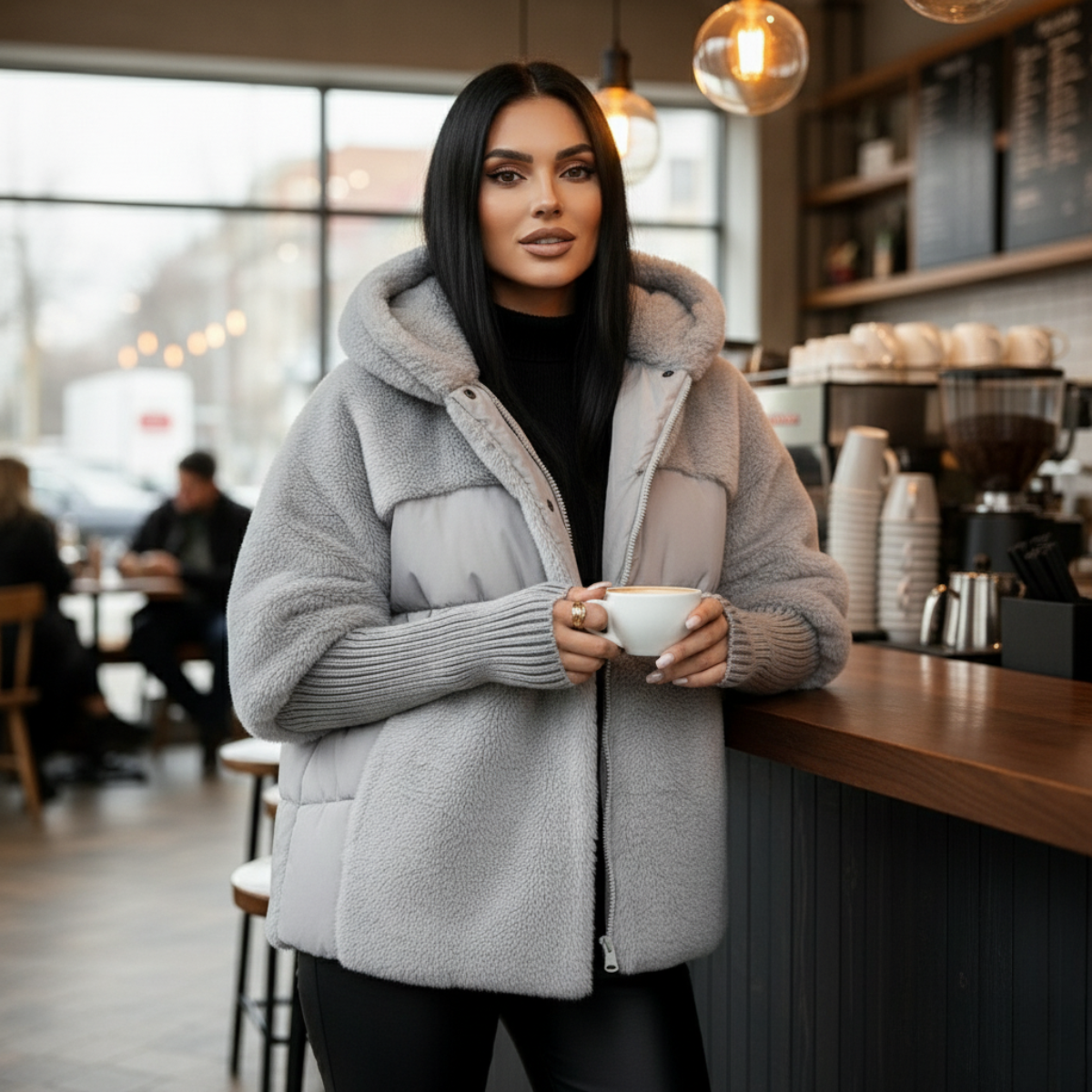 Amara Plush Puffer Jacket