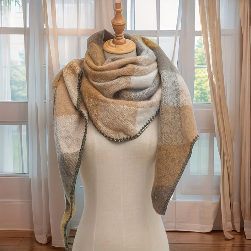 Anastasia - Warm Plaid Scarf