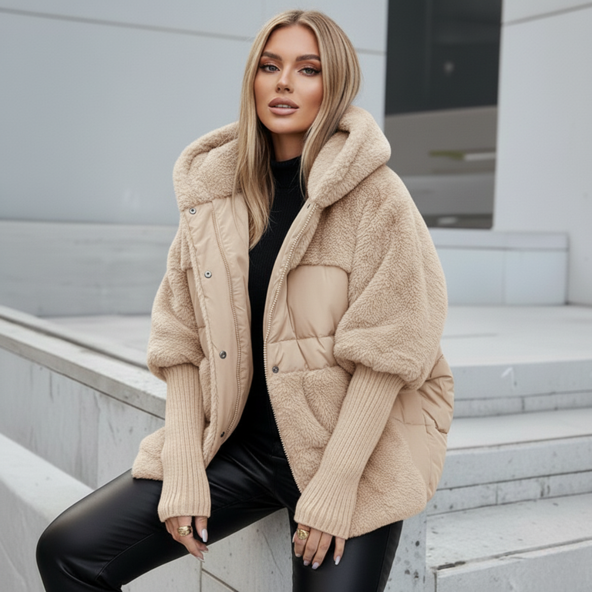 Amara Plush Puffer Jacket