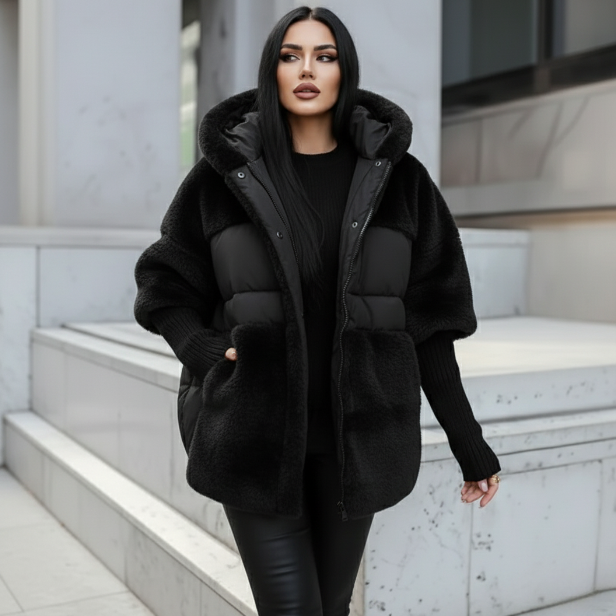 Amara Plush Puffer Jacket