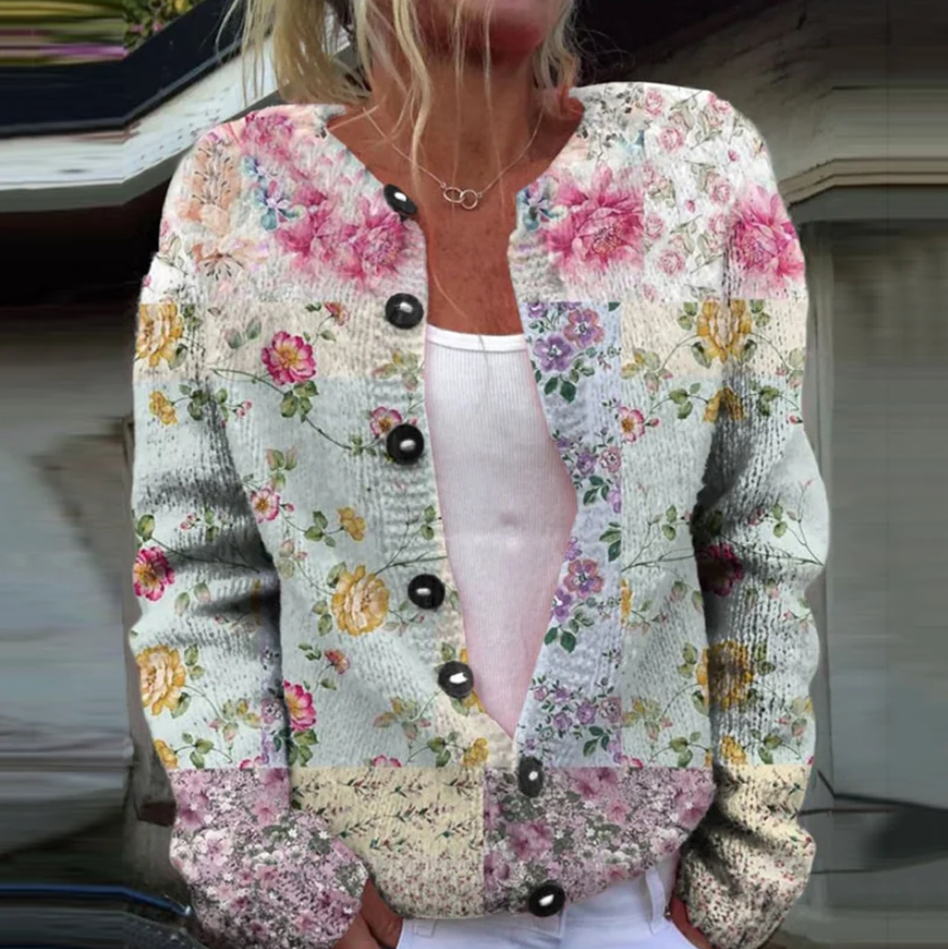 Marfisa - Floral Print Cardigan