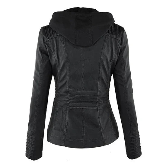 ZYNNIA | Weatherproof Leather Jacket