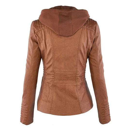 ZYNNIA | Weatherproof Leather Jacket