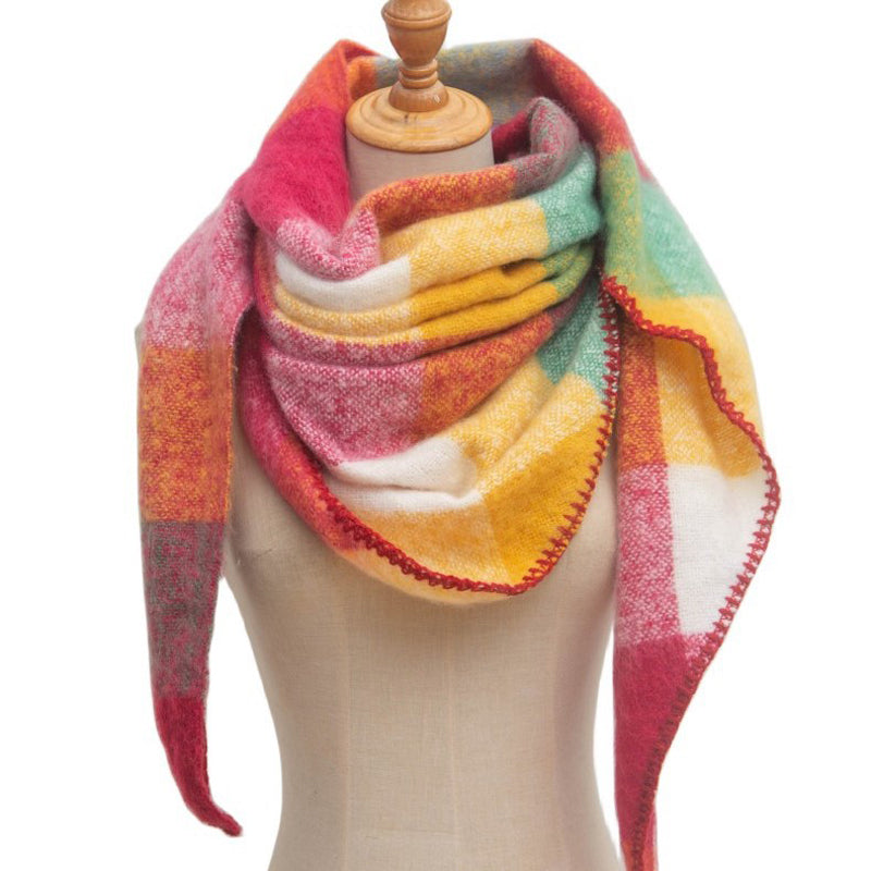 Anastasia - Warm Plaid Scarf