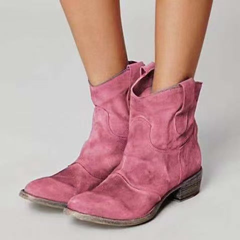 Janet - Stylish Suede Ankle Boots