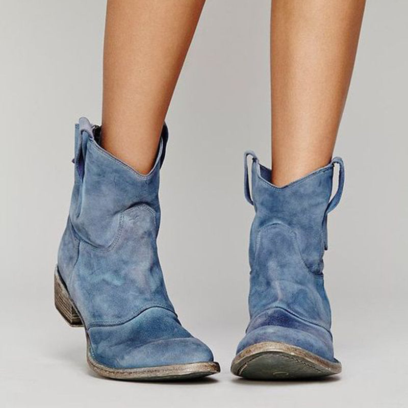 Janet - Stylish Suede Ankle Boots