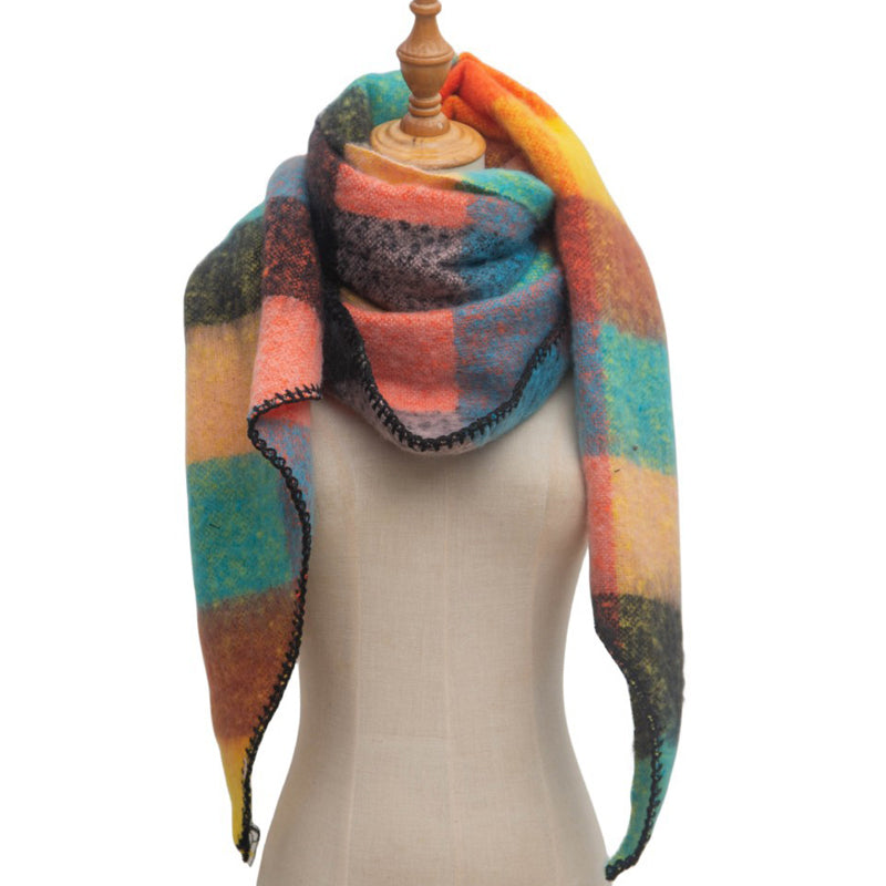 Anastasia - Warm Plaid Scarf