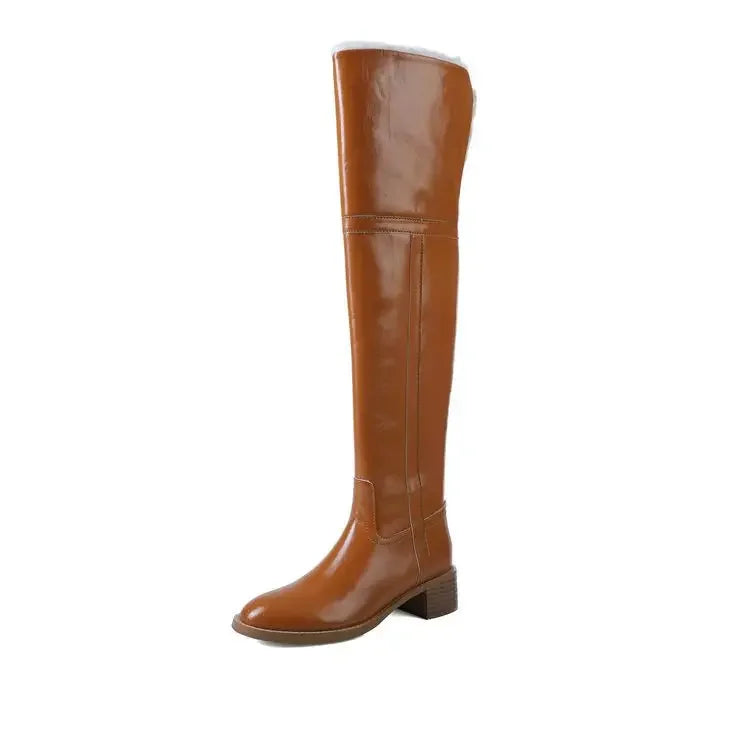 Ella - Brown elegant boots