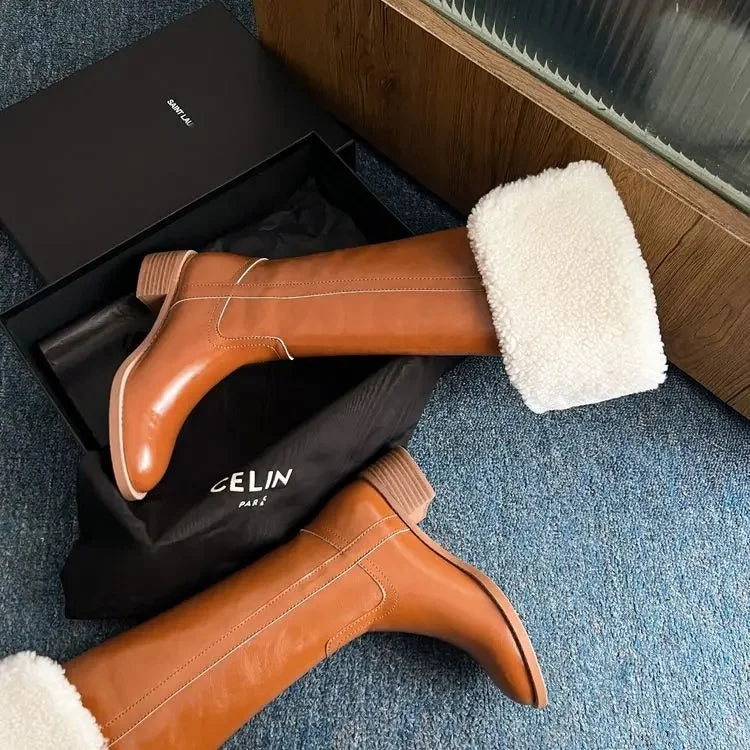 Ella - Brown elegant boots