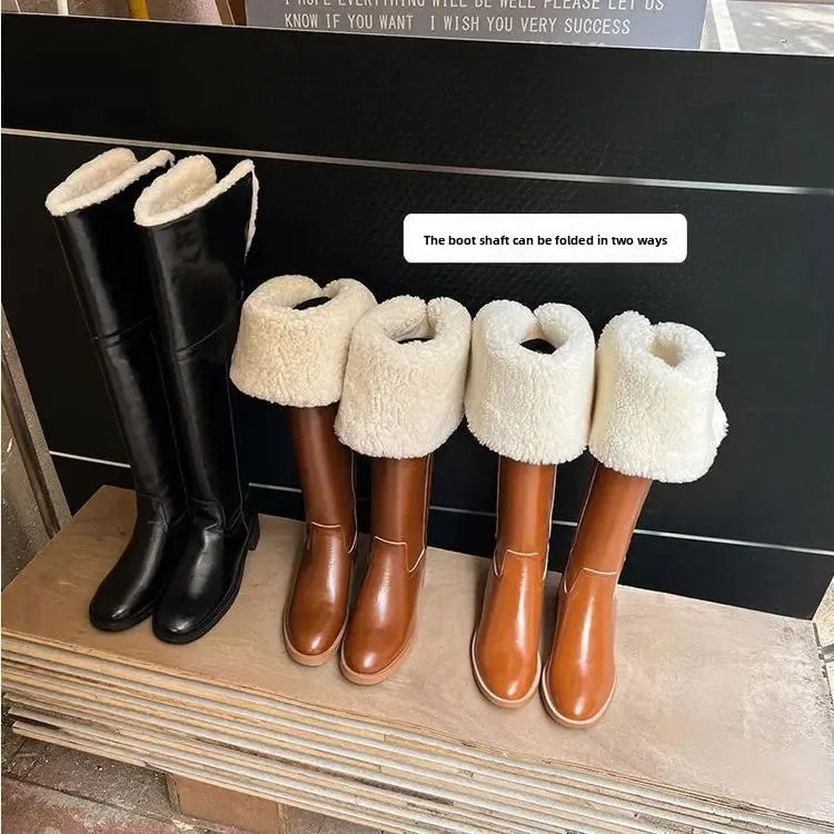 Ella - Brown elegant boots