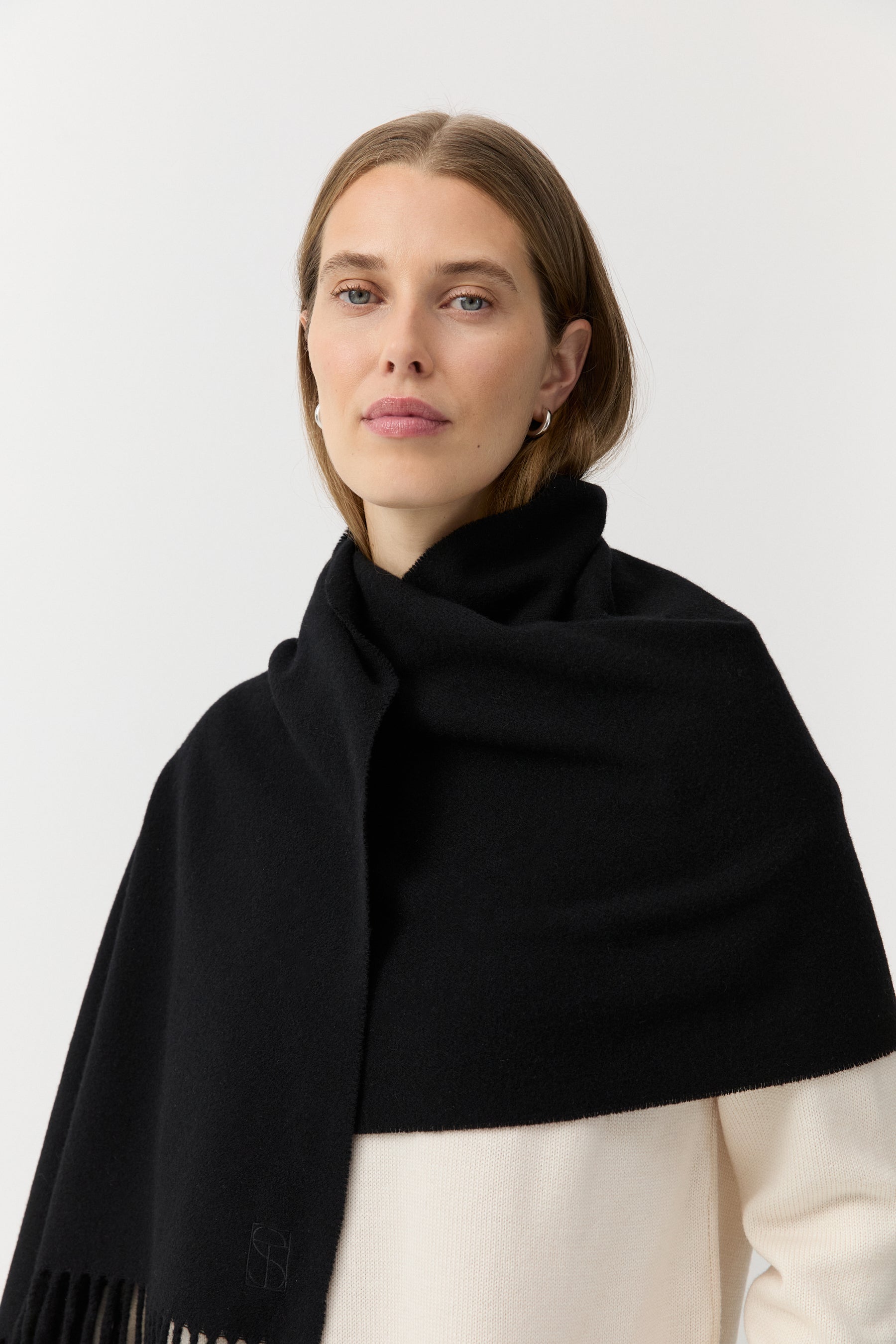 Woven Scarf Black