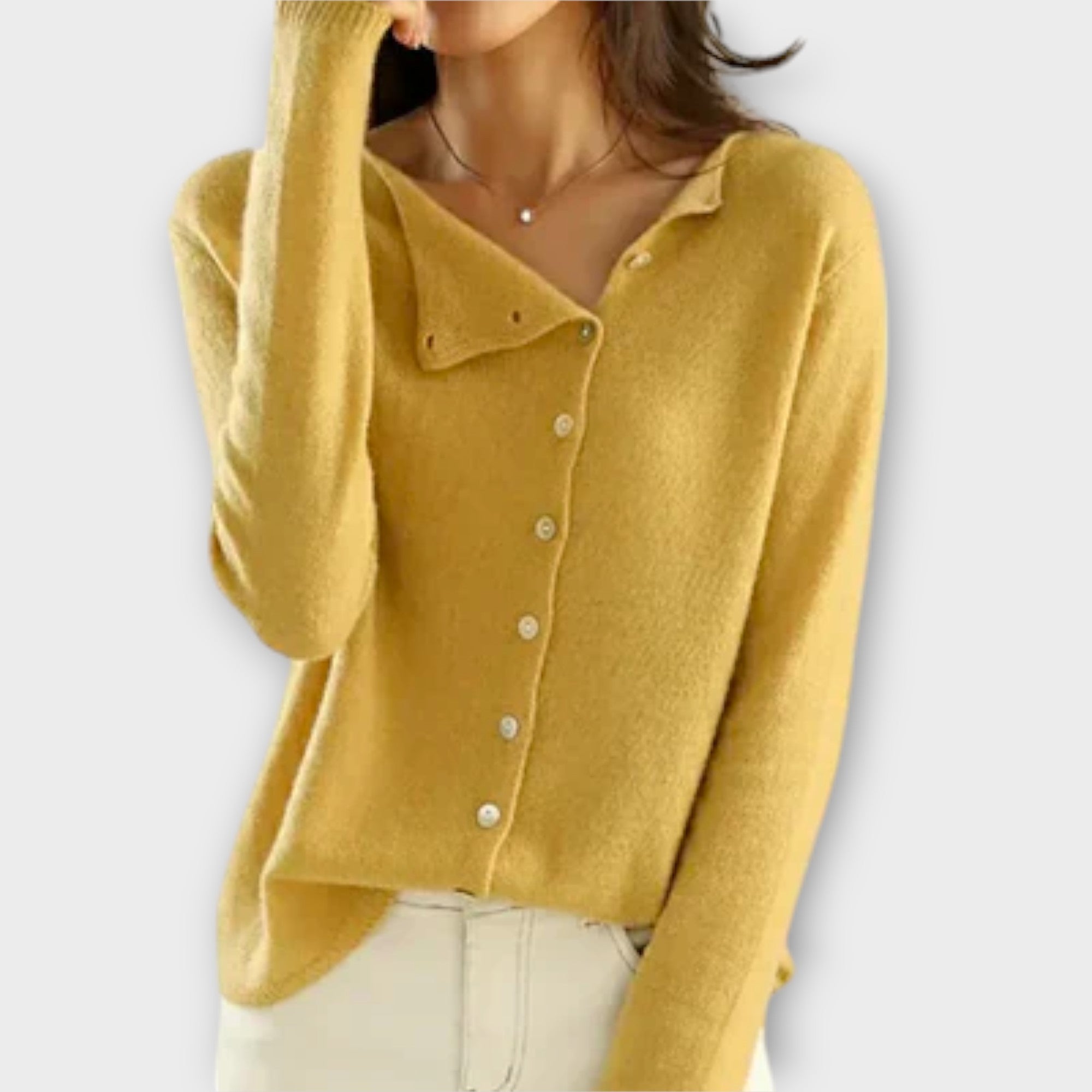 Rose - Soft Asymmetrical Cardigan