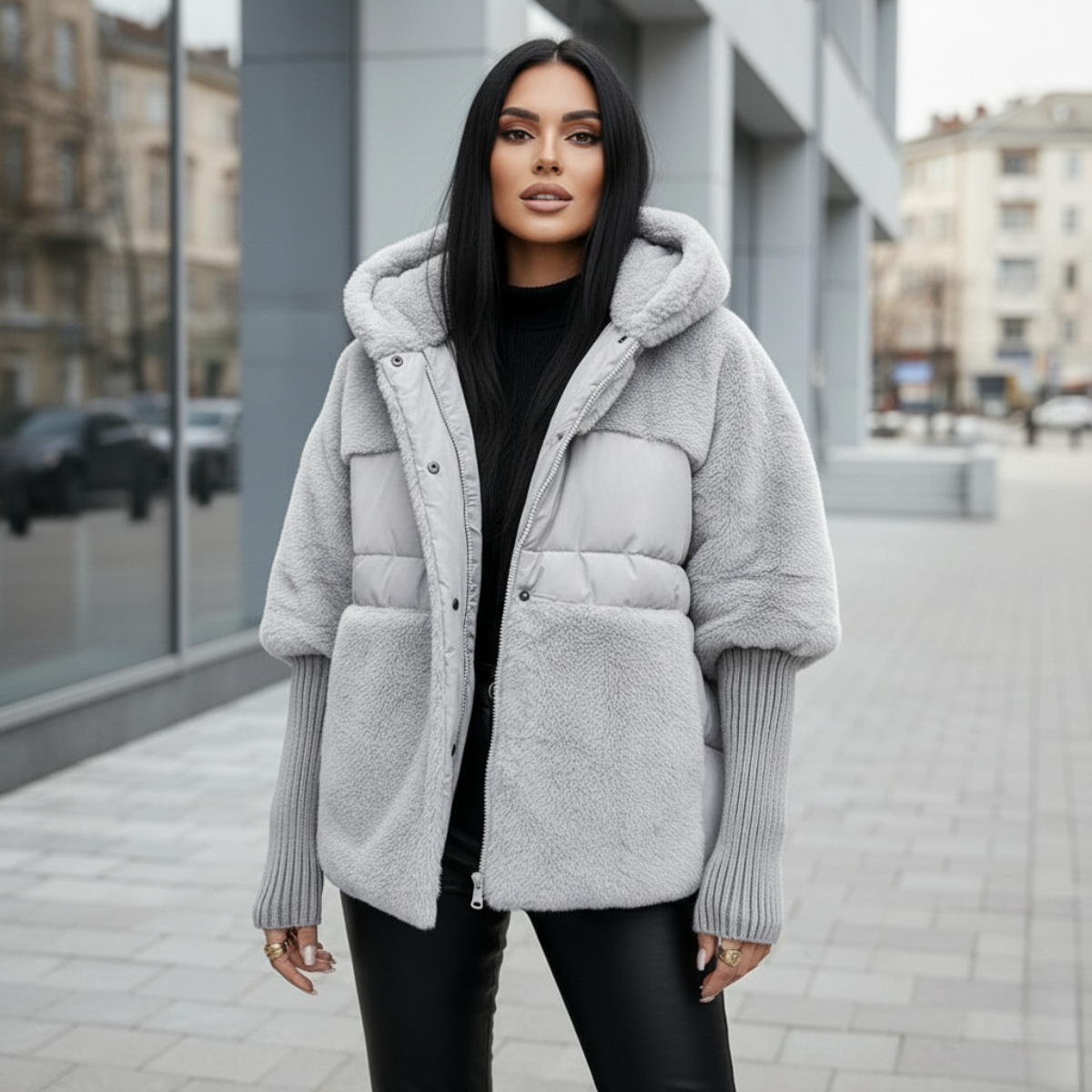 Amara Plush Puffer Jacket