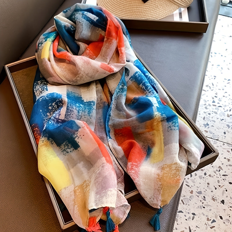 Penelope - Vintage Colorful Scarf