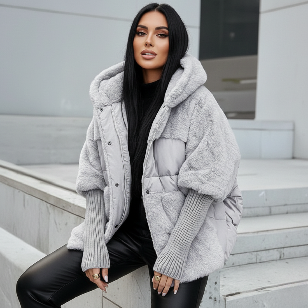 Amara Plush Puffer Jacket