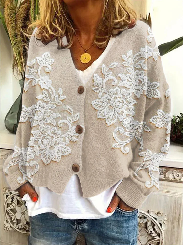 Rosa - Vintage Lace Cardigan
