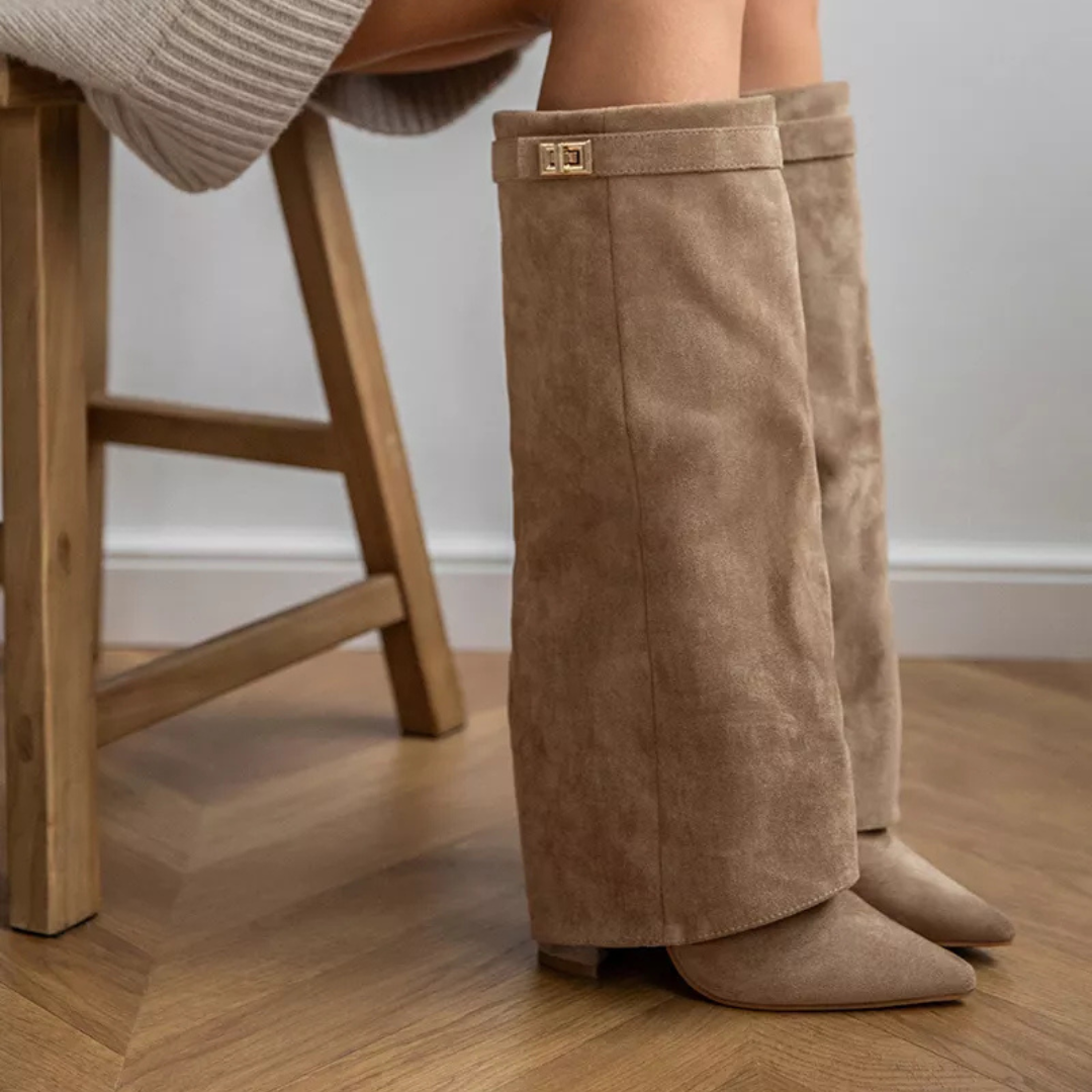 Emma - Khaki Boots