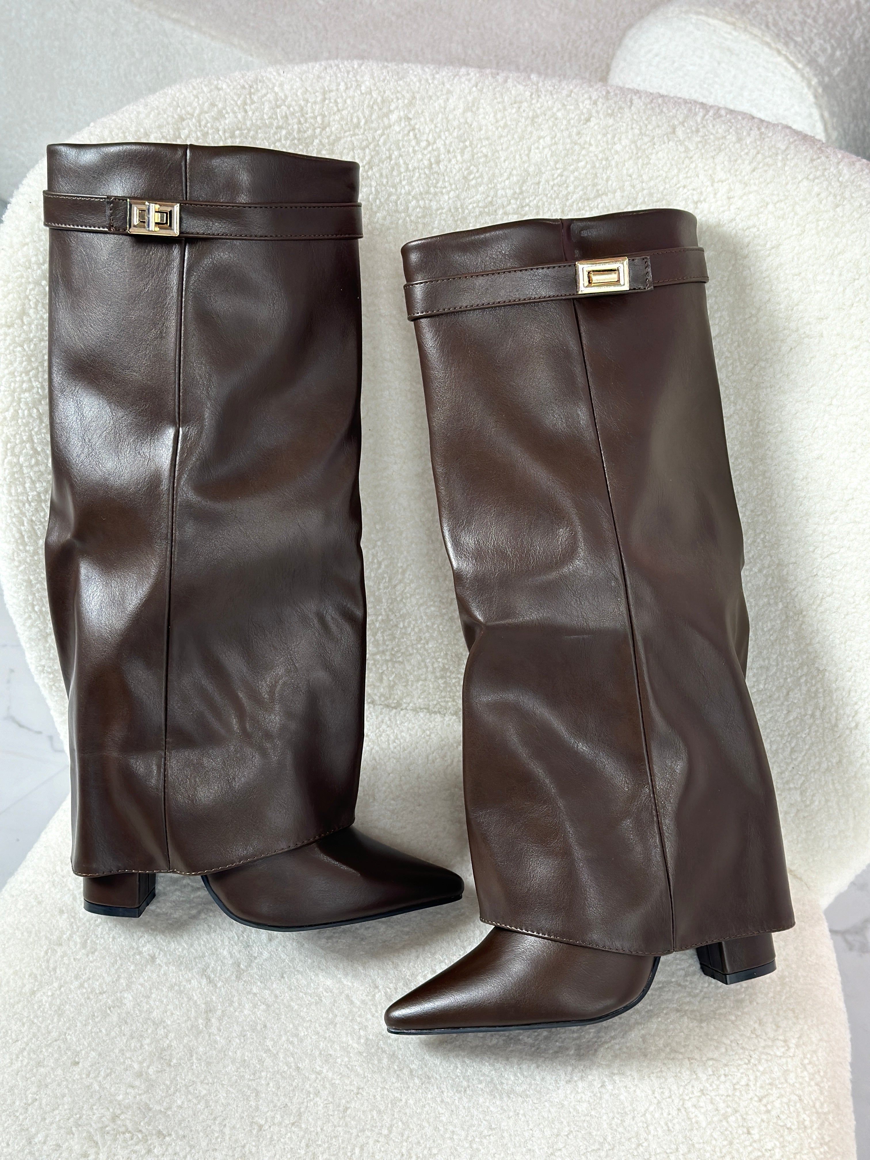 Linda - Brown  Boots