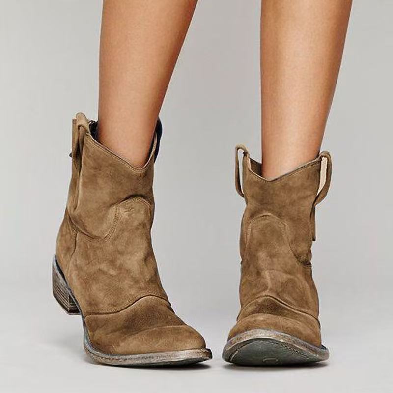 Janet - Stylish Suede Ankle Boots