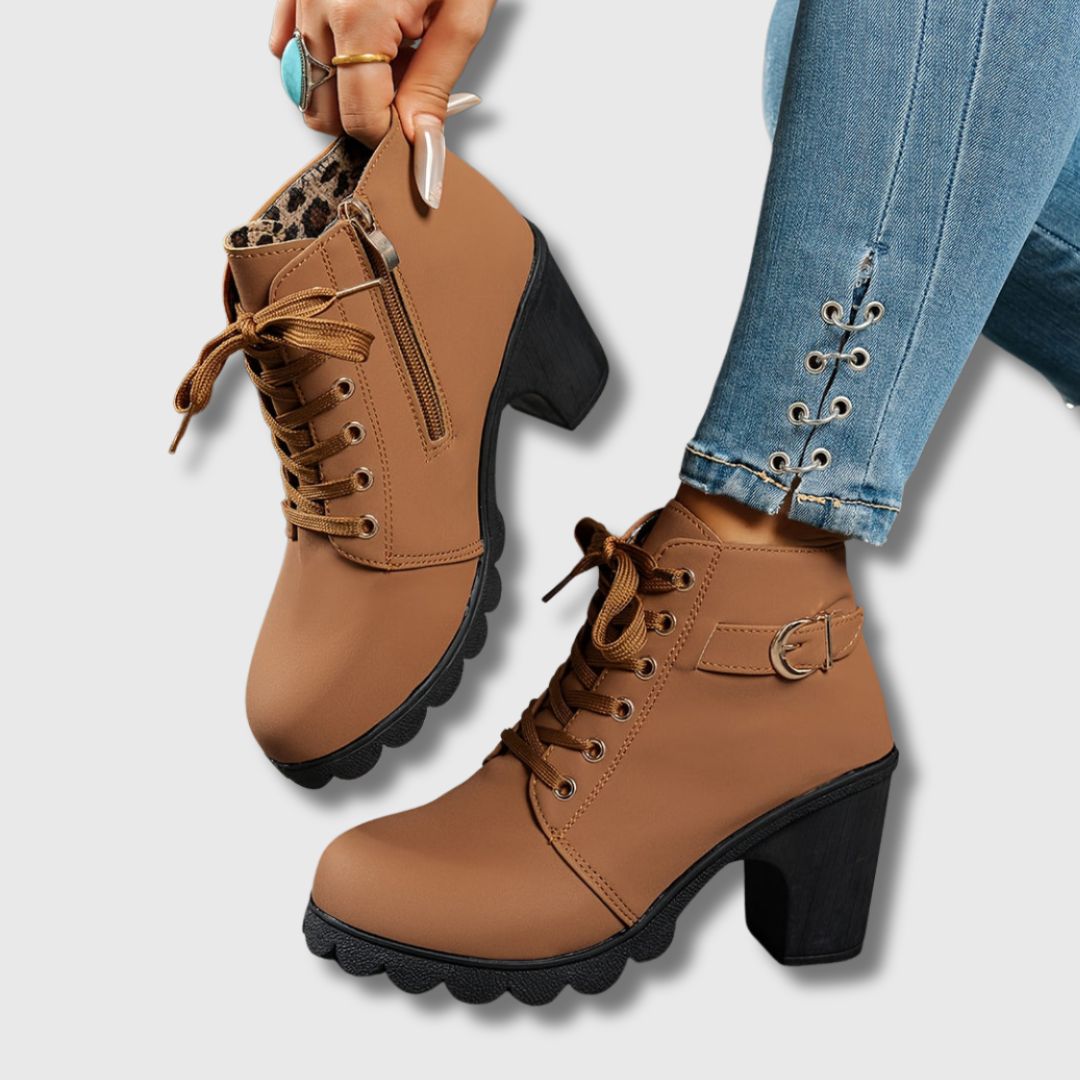 Susan - Heeled Ankle Boots