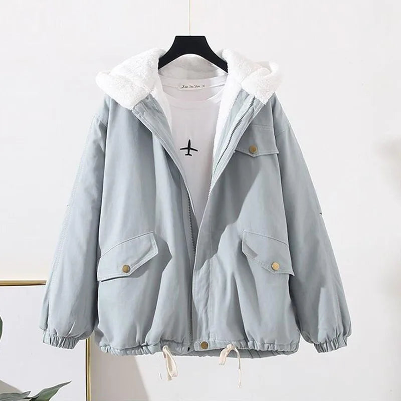 Blaine - Oversized Cotton Hoodie Jacket