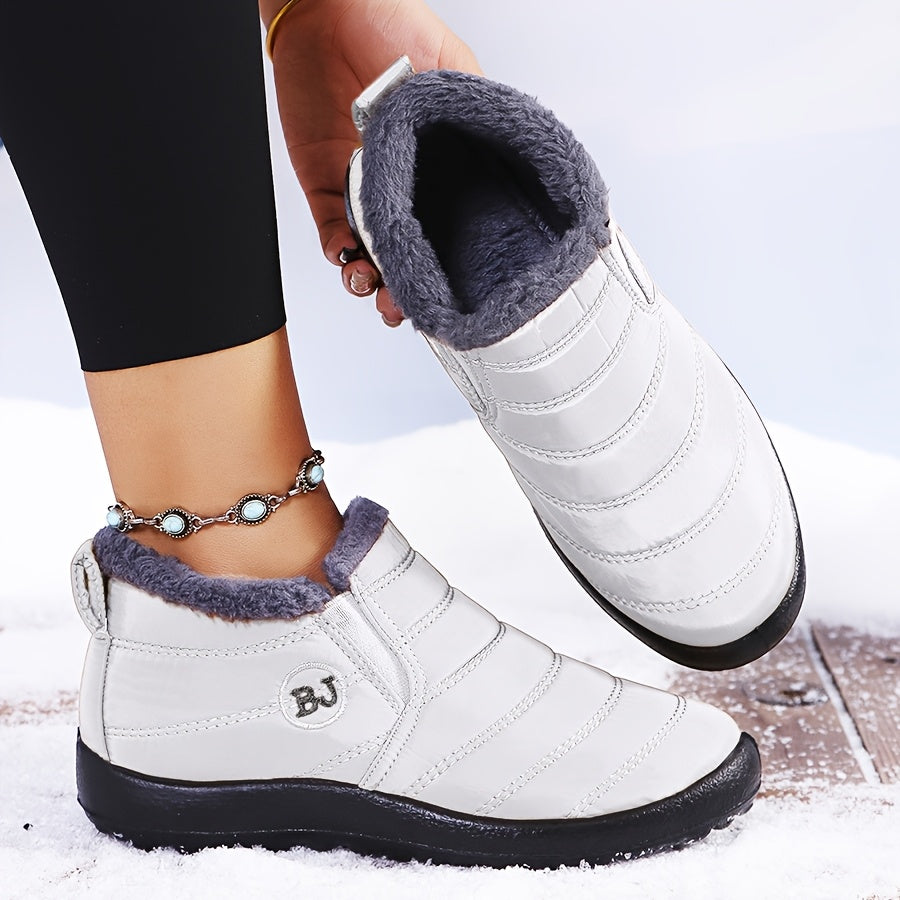 Linda - Warm Winter Slip-On Boots